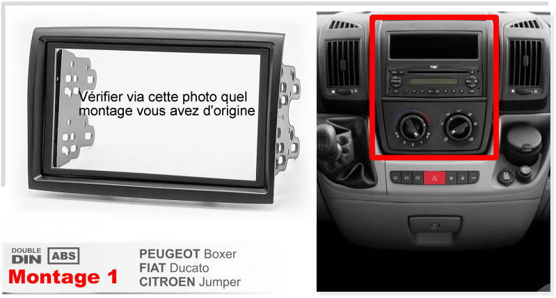Autoradio GPS Camera de Recul pour Camping Car Fiat Ducato