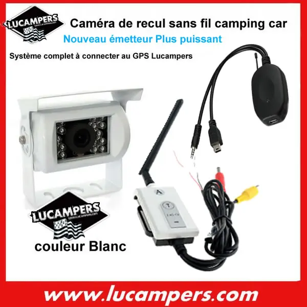 Caméra de Recul Sans Fil pour Voiture et Camping-Car - 7 pouces - Étanche –  Distance